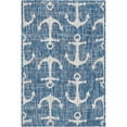 thumbnail image 3 of Outdoor Trisha Collection Area Rug Gray - 3'3" Round, 3 of 5