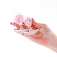 thumbnail image 5 of NS Novelties Cosmic Glams Silicone Glass Anal Plug Kit, 2 Piece Set, Pink, 5 of 5