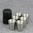 thumbnail image 5 of Water Bottle,6 Pack Stainless Shot Cups 2 Oz Shot Glass Metal Barware Drinking Tumbler For Home Restaurant Tequila Liquor Beer Water Bar Silver, 5 of 9
