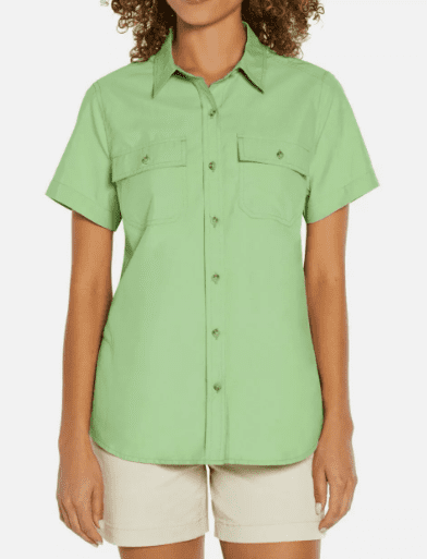 Eddie Bauer Women's Short Sleeve Moisture Wicking Adventure Shirt