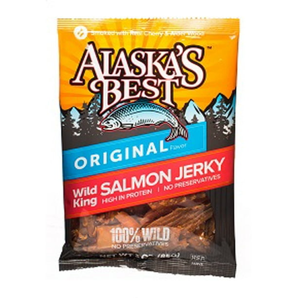 Trappers Creek Salmon Jerky 3oz Bag Original