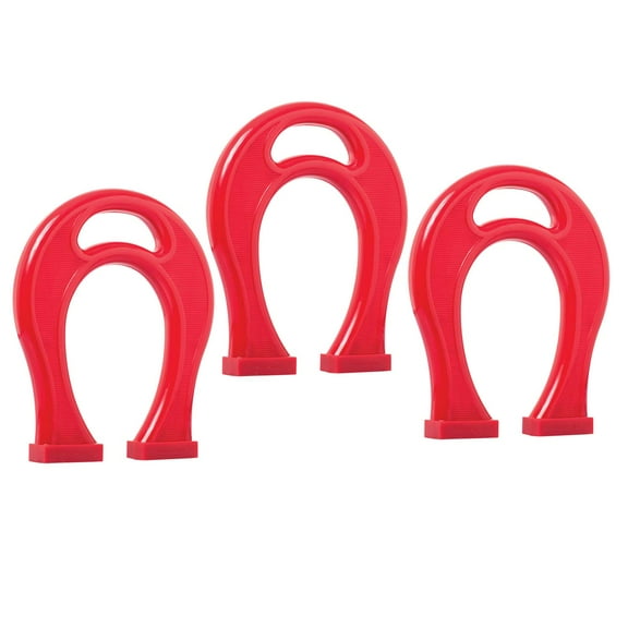 Dowling Magnets 8" Giant Horseshoe Magnet, Pack of 3