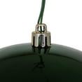 thumbnail image 2 of Vickerman 6" Midnight Green Candy Ball Ornament, 4 per Bag, 2 of 2