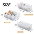 thumbnail image 2 of WIFKLSIIPG Underwear Storage Box with Compartments Socks Bra Underpants Organizer Drawers, 2 of 5