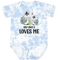 thumbnail image 3 of Inktastic Zebra My Uncle Loves Me Boys or Girls Baby Bodysuit, 3 of 5