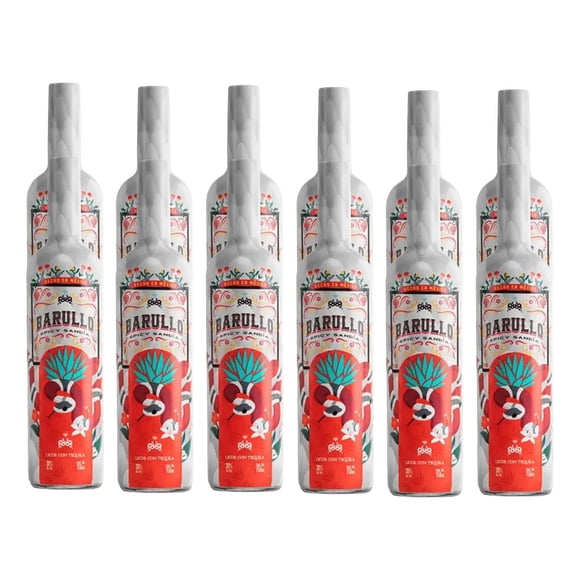 Pack de 12 Licor con Tequila Barullo Sandía Spicy 750 ml