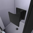 thumbnail image 3 of DreamLine Lumen 42 in. D x 42 in. W by 74 3/4 in. H Hinged Shower Door in Satin Black with Black Acrylic Base Kit, 3 of 9