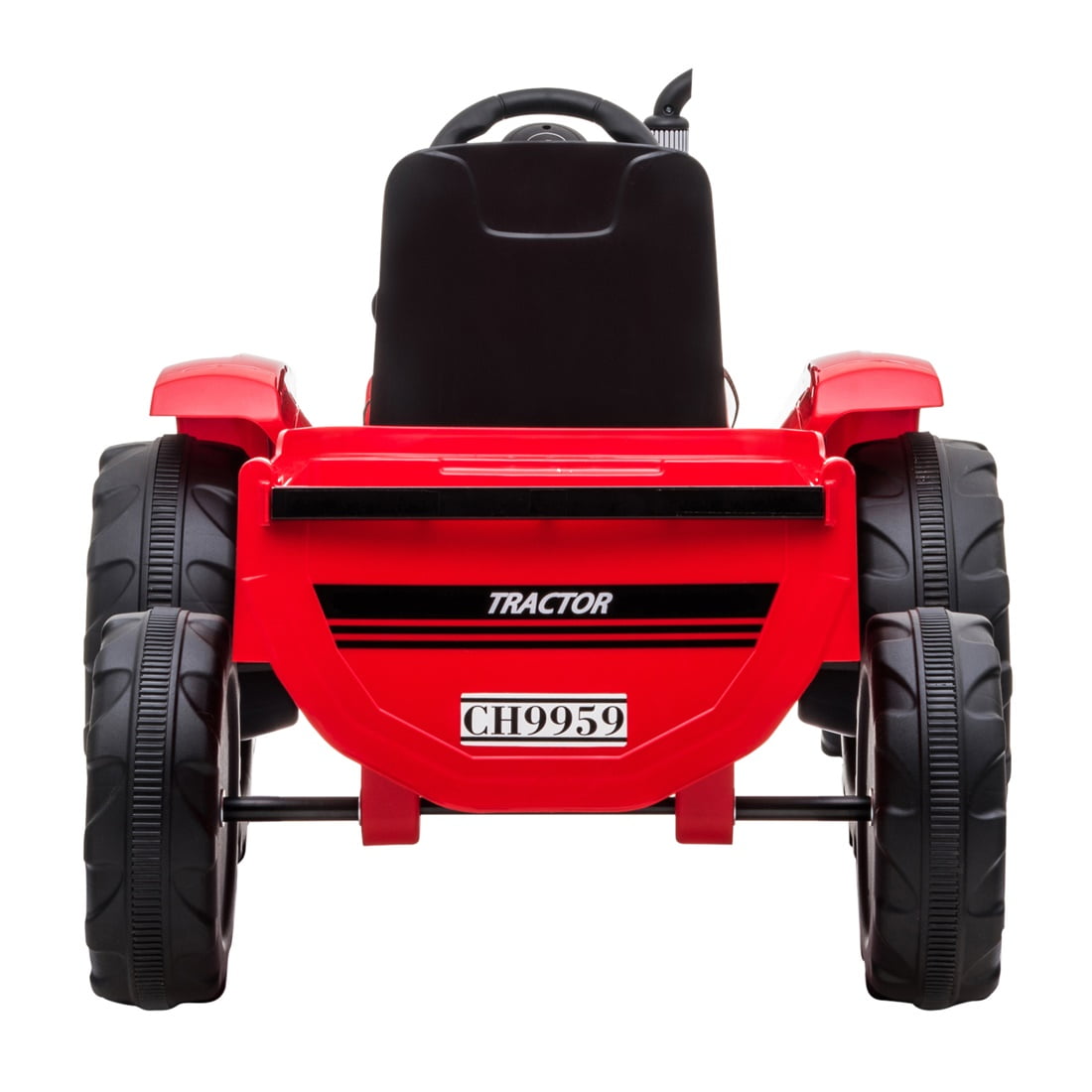 Private Jungle Boy Ride on Tractor, Battery-Powered Toy Tractor with Trailer, Ride On with LED Lights and USB&Bluetooth, Red Private Jungle Boy Ride on Tractor, Battery-Powered Toy Tractor with Trailer, Ride On with LED Lights and USB&Bluetooth, Red