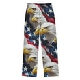 thumbnail image 2 of FORMRS Kids Pajama Pants with Pockets Size 9-10Y Boys Lounge Sleep Bottoms, American Eagle Pattern, 2 of 8