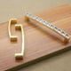 thumbnail image 3 of Tirador de cristal de dos agujeros para muebles, tirador para cajón de gabinete Agujero de paso de 64 mm, 3 of 9