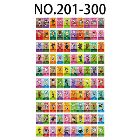 ANIMAL CROSSING NEW HORIZONS AMIIBO CARDS MINI NFC SWITCH/LITE WiiU 3DS