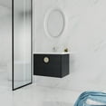 thumbnail image 2 of 28 Inch Wall Mounted Bathroom Vanity | Ample Two - door Storage for Bathroom | Three - layer Glazed Ceramic Basin | Scratch & Water - Resistant Vanity Surface, 2 of 7