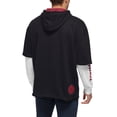 thumbnail image 2 of Men's Tommy Jeans Black/White Miami Heat Matthew 2-In-1 T-Shirt & Hoodie Combo Set, 2 of 5