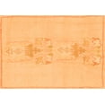 thumbnail image 1 of Ahgly Company Indoor Rectangle Abstract Orange Modern Area Rugs, 8' x 12', 1 of 4