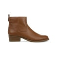 thumbnail image 2 of STYLE & COMPANY Womens Brown Comfort Memphyss Round Toe Block Heel Zip-Up Booties 11 M, 2 of 2