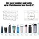 thumbnail image 1 of Estante De Almacenamiento De Plástico Estante para botellas de vino, transparente, apilable y desmontable, con cuatro compartimentos para tazas y botellas de agua (transparente) JASKFLY, 1 of 8
