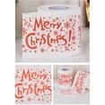 thumbnail image 5 of SUSHANG Christmas Pattern Color Toilet Paper Santa Christmas Tree Printed Tissue Christmas Kitchen，Dining & Bar Rough Linen, 5 of 7