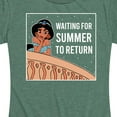 thumbnail image 3 of Disney Princess - Waiting For Summer - Women's Short Sleeve Graphic T-Shirt, 3 of 5