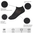 thumbnail image 5 of MANARC Women Cotton No Show Mesh Socks Low Cut Soft Comfortable Durable Breathable Reinforced Double Layer Cushioned Seamless Anti Slip With Ribbed Instep For A Firm Grip. 6 Pack Black., 5 of 5