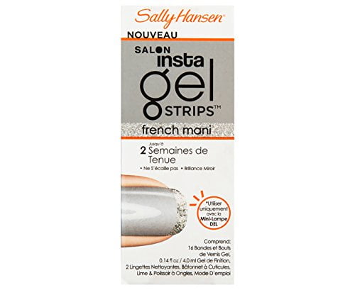 Sally Hansen Salon Insta Gel Strips Kit French Mani 470 Flaunt Your Curves