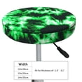 thumbnail image 7 of Picia Green Tie Dye pattern Round Stool Covers Comfy Seat Covers Stretch Removable WashableChair Slipcover Round Bar Chair Cushion Cover-13 inch, 7 of 7