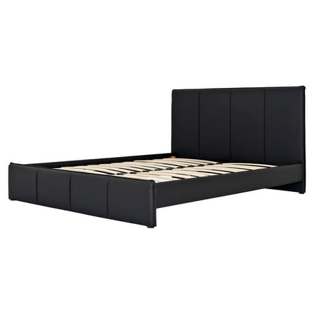 CorLiving Fairfield Bonded Leather Queen Bed, Multiple Colors