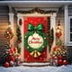 thumbnail image 4 of Christmas Background Cloth Holiday Party Banners Decorations Hanging Flags Door Curtains Christmas Red Door Covers, 4 of 5