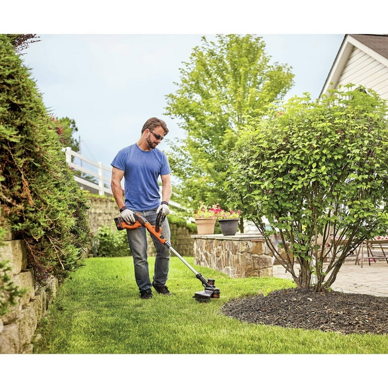 BLACK DECKER 40V MAX Lithium Trimmer Edger with Automatic Feed Spool and High Torque Power Drive LST140C Walmart