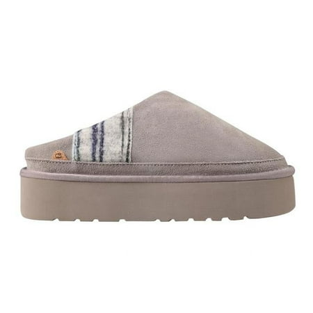 

Lamo Jane Stylish & Cozy Platform Slipper for Indoor & Outdoor Use Grey & Multi Color - Size 7
