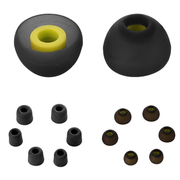 HEALEEP Earbud Tips Replacement 1Set Memory Foam Small Ear Buds Tips for Daily Use 0.5in