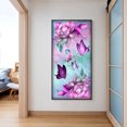 thumbnail image 4 of (Big Size) 5D Diamond Painting Butterfly Flower Full Round Drill Mosaic Decor, 4 of 10