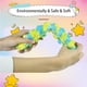 thumbnail image 3 of Langmeil Suction Pop Fidget Toy Juguetes para relajarse y aliviar la presión Juguetes sensoriales antipresión para apretar en 3D para niños y adultos (rosa y azul), 3 of 4