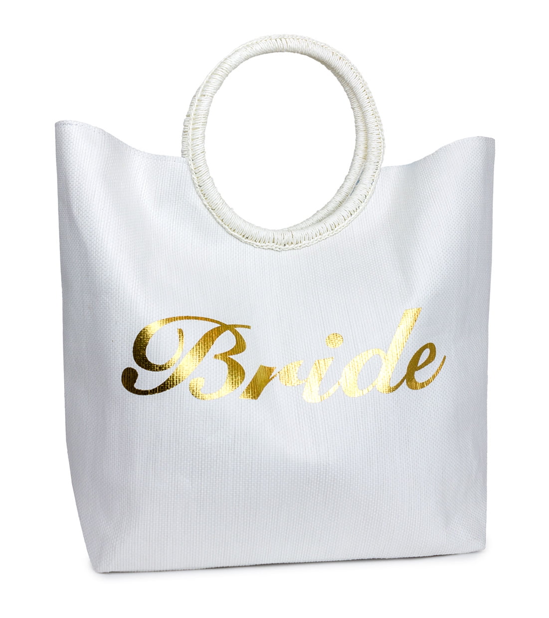 bride straw beach bag