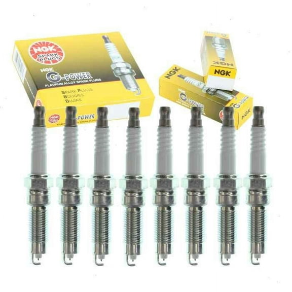 8 pc NGK G-Power Spark Plugs compatible with Ford F-250 Super Duty 5.4L V8 2008-2010
