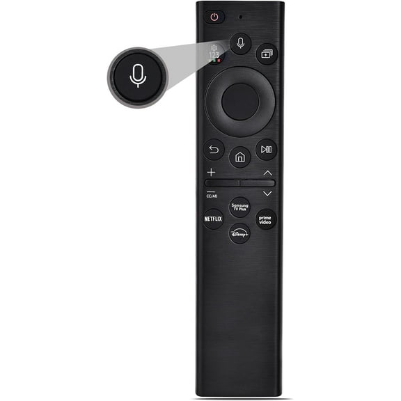 Voice Remote for Samsung Smart TV,Replacement Control for Frame TV,for All 2019 to 2025 Samsung Crystal/UHD/QLED/NEO QLED/ 4K 8K Smart TVs,No Solarcell,BN59-01385A,2 Year Warranty