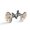 Color 6, variant on Men's Classic Stainless Steel, Cute Dinosaurs Paws Pattern Cufflinks Business Wedding Shirts, Black