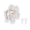 thumbnail image 3 of Wall Flower Ceramic Hanging 3D Rose Decor Art Sculpture Floral Figurine Peony Flower Ornament for Home Wall Decoration, 3 of 6