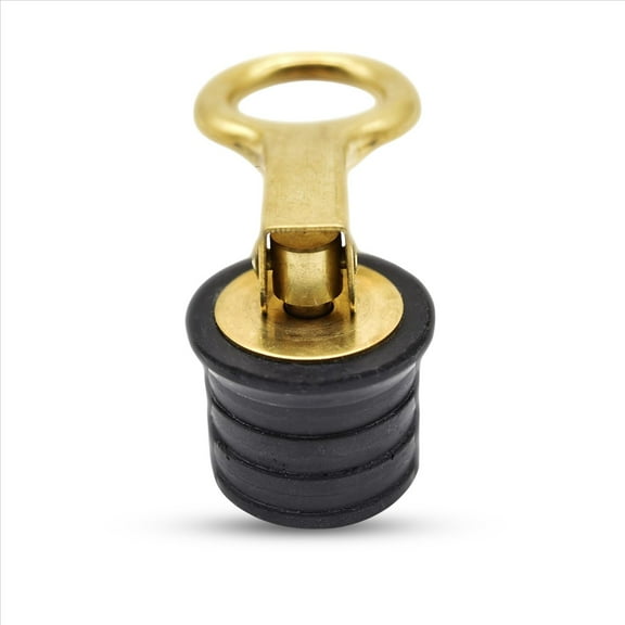 MARINE CITY 1-Inch Brass Snap Handle Drain Plug, Durable & Strong, Easy to Use, Sturdy with Fine Finish, Innovative Design for Boats, Yachts, Kayaks & Marine Use -1 Pcs