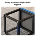 thumbnail image 6 of Square Ottoman Bench 5 in 1 Nesting Ottoman Cube Chair,Stackable Stools with Wheels for Tea Table,Pouf Foot Stool Save Space for Living Room Dining Room, 6 of 6