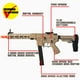 thumbnail image 3 of Juego de engranajes metálicos Gel Splat Blaster EMERBU ARP9 Extended Pro Series, 3 of 6