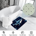 thumbnail image 3 of Shark Indoor Rug Outdoor Carpet Door Rug Polyester Non-Slip Machine Washable Bath Mats, 3 of 6