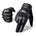 thumbnail image 1 of Guantes Protección De Cuero Motocicleta Para Pantalla Táctil, 1 of 8
