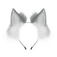 thumbnail image 4 of Aro para el pelo con decoración de orejas Yinane Gris, 4 of 8