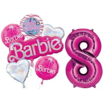 Anagram Barbie California Dreaming 8th Birthday Party Supplies Balloon Bouquet Decorations