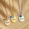 thumbnail image 3 of Nana Family Necklace Personalized Nana Gifts for Grandma from Grandkids Birth Month Birthstones - Custom Grandma Jewelry with Birth Stone Charms Grandchildren Necklace - Mother's Day Gifts, 3 of 8