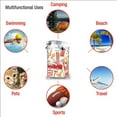 thumbnail image 6 of Kll Firefighter Icons Microfiber Beach Towel Fast Drying,Extra Large 31.5"X63" Sand Free Beach Towel Super Lightweight Towels For Swimming Pool,Camping,Picnic,Yoga Gym Sports, 6 of 8