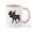 White/Pink Inside, variant on CafePress - MOOSE Mugs - 11 oz Ceramic Mug - Novelty Coffee Tea Cup