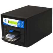EZ DUPE 1 to 1 SSD HDD Hard Drive Duplicator - 36GB/Min - Standalone Copier and Sanitizer/Eraser for Multiple SATA 3.5 Disk & 2.5 Solid State Drives at copy speed up to 600MB/Sec (H01PROHSATB)