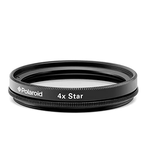 Polaroid Optics 55mm Rotating 4-Point Star Special Effects Filter –– Compatible w/ All Popular Camera Lens Models