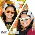thumbnail image 4 of OWL 2 Pair Sunglasses for Kids, UV Protected Childs Polarized Sunglasses and Clear Lens Toddler Glasses, 4 of 8